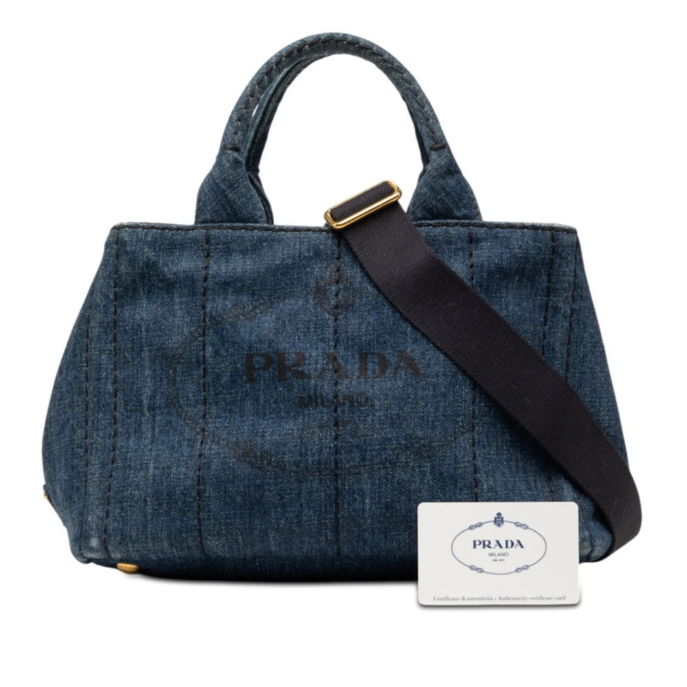 PRADA Blue Shoulder Bag - Picture 6 of 6
